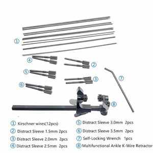 Meilleur prix – Ensemble d'écarteurs manuels multifonctions orthopédiques pour fils de Kirschner en acier inoxydable, par Blush Surgical Instruments - Product Image 2