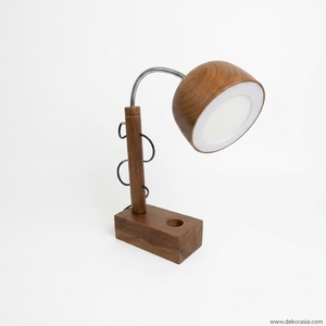 Modern Art Unique Simple Multifunctional Wooden <b>Table</b> Lamp Custom Packed Wholesale LED Electric Standing Desk Lamp Indoor Decor - Product Image 1