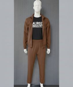 Men's Tech Suit Casual 2-in-1 Tracksuit Set Polyester Spandex Lightweight <b>Zip</b>-<b>Up</b> <b>Jacket</b> & Jogger Pants - Product Image 6
