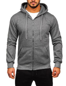 Vêtements de sport sur mesure pour hommes, coupe classique, respirants, en coton/polyester épais, pour la saison hivernale, vente en gros - Product Image 2