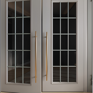 Manija Larga Cónica de Acero Inoxidable SS 304 para Puerta Principal, Acabado PVD Oro, Oro Rosa, Negro Mate, Herrajes para Entrada - Product Image 1