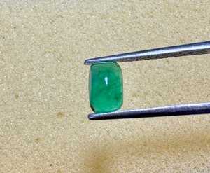 Esmeraldas naturales de Zambia, corte azúcar, piedras preciosas verdes sueltas para la fabricación de joyas, anillos, colgantes, pendientes, alta calidad - Product Image 1
