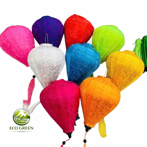 Linterna de Hoi An Hecha a Mano, Tela de Seda, Decoración Tradicional Vietnamita para el Festival de las Linternas, Decoración del Hogar, Venta al por Mayor - Product Image 6