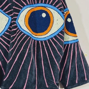 Women's Eco-Friendly Breathable 100% Cotton Anti-Wrinkle Quick-Dry Quilted <b>Kantha</b> Sanganeri Jaipuri Autumn Winter <b>Jacket</b> Floral - Product Image 6