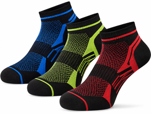 Chaussettes de compression pour chevilles, pour hommes et femmes, en coton, cuivre et élasthanne, séchage rapide, évacuation de l'humidité, pour la course à pied - Product Image 1