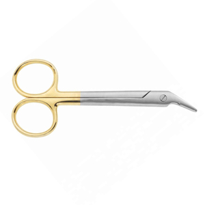 Tijeras Quirúrgicas con Mangos Dorados, Hoja de Acero Inoxidable para Uso Médico, Instrumento Manual con Certificación CE Clase I - Product Image 4