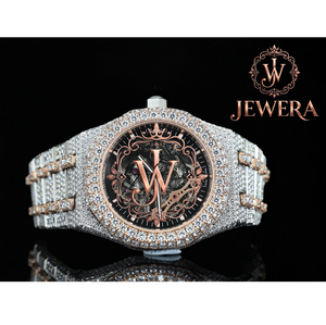 Reloj de Lujo para Hombre de la Mejor Calidad, con Diamantes Moissanite, Acero Inoxidable, Cristal y Movimiento Mecánico, Ideal para Regalos de Compromiso y Fiestas - Product Image 4