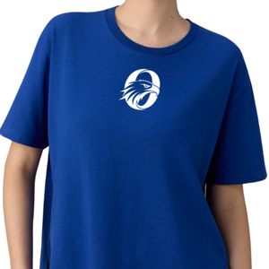 Camiseta Deportiva de Cuello Redondo para Mujer, Color Azul Rey, de Secado Rápido, Manga Corta, para Entrenamiento, Running, Gimnasio y Fitness - Product Image 3