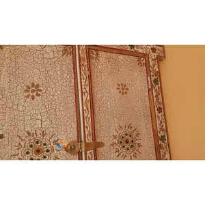 Décoration murale de fenêtre artisanale indienne artistique chic - Product Image 1