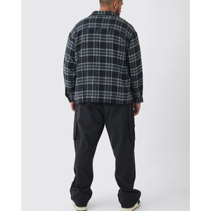 Nouveau style 2026 – Pantalon ample en coton éponge, coupe droite, jambe large, jogging évasé pour homme, grandes tailles, imperméable, Pakistan - Product Image 5