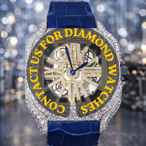 Nuevo Reloj de Lujo con Moissanita y Diamantes Brillantes, Esfera Cuadrada Esqueletizada, Hermoso y Brillante, Regalo de Aniversario Personalizado para Él - Product Image 4