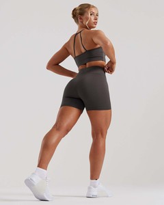 Shorts pour femmes Graphite Essential très demandés, taille haute, respirants et anti-transpiration, pour le fitness et l'entraînement - Product Image 5