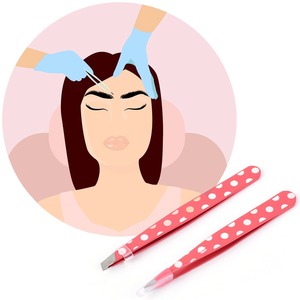 Pinzas para Cejas de Acero Inoxidable Hechas a Mano, Duraderas, con Punta Inclinada Negra, Pinzas de Belleza para Dar Forma a las Cejas, las Más Demandadas al por Mayor - Product Image 6