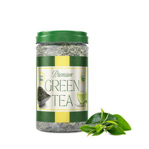 Hojas de Té Verde Premium Más Vendidas, Hojas de Té Saludables con Certificación, Lata de Té Personalizable - Product Image 2
