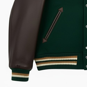 Produit très vendu, veste varsity pour homme à capuche, style cool personnalisé, nouvelle arrivée 2026, veste varsity personnalisée avec impression et broderie - Product Image 3