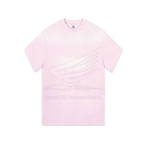 T-shirt délavé OEM le plus vendu, 100 % coton, logo personnalisé, haute qualité, respirant - Product Image 3