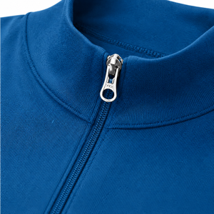 Custom Men Fitness Quarter Zip Pullover Moisture Wicking Running Shirt Supplier - Product Image 4