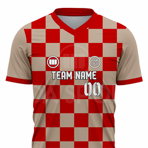 ชุดฟุตบอลแบบซับลิเมชั่น เสื้อและกางเกงขาสั้นสั่งทำได้ คุณภาพสูง ชุดกีฬา ผู้ผลิต OEM ODM - Product Image 4