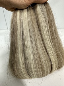 Los paquetes de cabello humano recto a granel más vendidos, cutícula de color piano alineada, precio al por mayor, largo, 10-32 pulgadas - Product Image 3