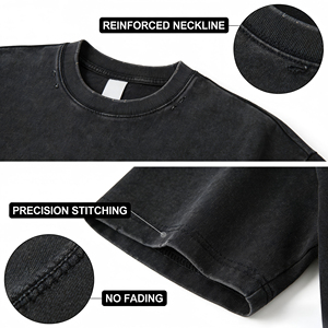 Camiseta Negra Extra Grande con Estampado de Letras Personalizado, Estilo Urbano para Hombre, Manga Corta, Cuello Redondo, 100% Algodón Jersey, Transpirable - Product Image 5