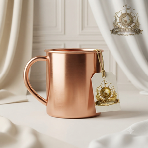 Mug Moscow Mule en Cuivre Pur Massif, Surface Lisse Sans Soudure, Vaisselle Métallique en Gros pour Bière, Cocktails et Eau Froide - Product Image 3