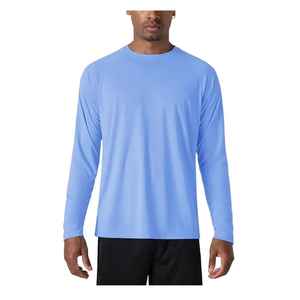 Camiseta de Entrenamiento de Secado Rápido, de la Mejor Calidad, Tendencia Clásica, Antiencogimiento, Manga Larga, Camiseta Boomboo de Manga Larga para Hombre - Product Image 3