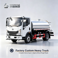 Camion de réservoir d'eau du camion 5CBM d'arroseur d'eau de Sinotruk Howo 4x2 pour l'assainissement municipal de suppression