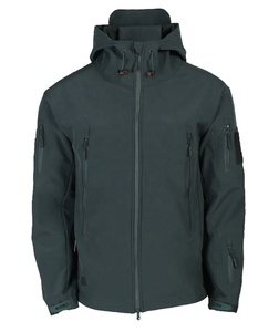 Veste de pluie doublée polaire chaude d'hiver à coque souple pour hommes, manteau à capuche, randonnée, snowboard - Product Image 6