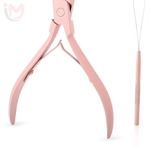 Hair Extensions Closed and Remover <b>Pliers</b> <b>set</b> Micro Silicone Rings Beads - Product Image 2