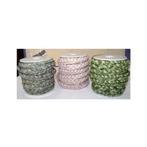 Cordons en cuir tressé marron de haute qualité 6mm résultats de fantaisie pour bijoux artisanaux de bricolage et autres accessoires prix de gros - Product Image 3
