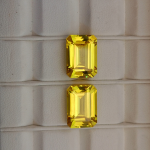 พลอยแซฟไฟร์สีเหลืองคุณภาพสูงที่เพาะเลี้ยงในห้องปฏิบัติการ รูปทรงหลากหลาย ตัดตามสั่ง ความใสสูง สำหรับทำเครื่องประดับ งานฝีมือ - Product Image 6
