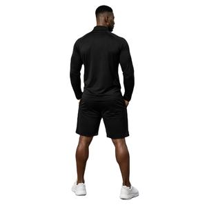 Conjunto Deportivo Personalizado para Hombre 2026, Secado Rápido, Camiseta de Manga Larga y Pantalones Cortos de Gimnasio, Proveedor Mayorista - Product Image 3