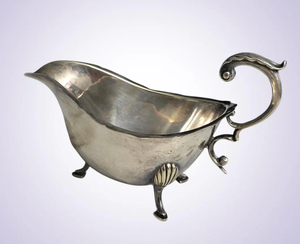 Salseras de Plata de Ley Vintage, Ideales para la Cocina del Hogar, Salseras de Acero Inoxidable Indias - Product Image 1