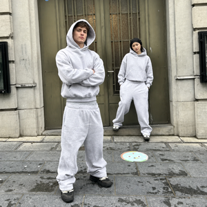 High Quality Streetwear <b>Sweat</b> <b>Suit</b> <b>for</b> <b>Men</b> Baggy Style Oversized Blank Hoodies & Sweatpants Heavyweight 500GSM Tracksuits - Product Image 3
