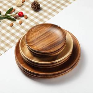 UO Ensemble de Plats en Bois d'Acacia de Haute Qualité pour Servir des Snacks, des Apéritifs et des Noix, Vente en Gros Industrielle OEM/ODM Personnalisée, Inde - Product Image 3