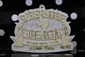 Pendentif personnalisé en moissanite VVS, initiales ou nom, style Iced Out, bicolore, bijoux hip-hop Bust Down, en argent 925 - Product Image 4