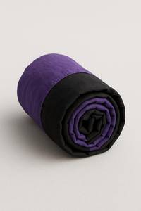 Veste coupe-vent violette et noire légère, veste de sport décontractée, manteau à capuche zippé pour l'extérieur, style sportif rétro printemps - Product Image 5