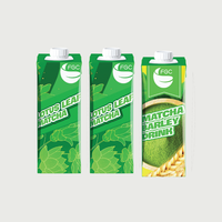 Boissons de Malt en poudre de céréales pour petit déjeuner, produits du Vietnam, emballage aseptique, boîte de céréales, feuille de Lotus, Matcha, céréales