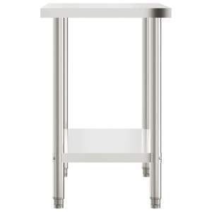 Mesa de Trabajo para Cocina Comercial de 43.3''x21.7''x33.5'' de Acero Inoxidable - Product Image 6