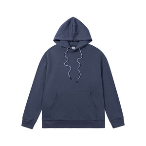 Sweat à capuche unisexe en molleton épais avec poignets côtelés en tissu doux et poche avant pour la fabrication sur mesure en gros - Product Image 5