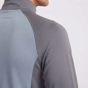 Premium Men's Winter Knitted Polyester Quarter-Zip Sports Jacket Breathable Quick Dry Waterproof <b>Athletic</b> Running Training Gym - Product Image 5