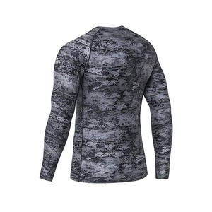 Rashguard respirant imprimé par transfert thermique à manches longues pour hommes adultes, Spandex/Polyester 220g, Meilleures ventes, Prix bas - Product Image 1