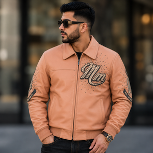 Veste en cuir élégante pour homme – Mode moto haut de gamme avec matériau durable, confort doux et élégance intemporelle - Product Image 2