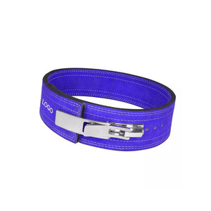 Ceinture de musculation réglable en néoprène, support pour entraînement de force, ajustement universel, couleur bleue - Product Image 1