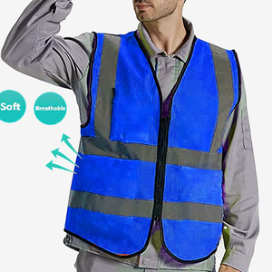 Gilet de sécurité réfléchissant pour moto, haute visibilité, classe 2 ANSI, imperméable, avec LED clignotantes, léger, pour travaux routiers - Product Image 6