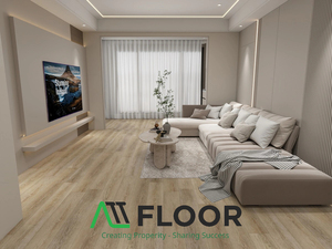 Suelos SPC de lujo con acabado de madera, sistema de clic, vinilo para hoteles, apartamentos y oficinas (muestras disponibles) - Product Image 3