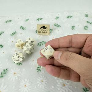 Real Buffalo Horn <b>Dice</b> <b>Set</b> Handmade Carved Polyhedral Gaming <b>Dice</b> for DND RPG Role Play and Tabletop Board Game - Product Image 2