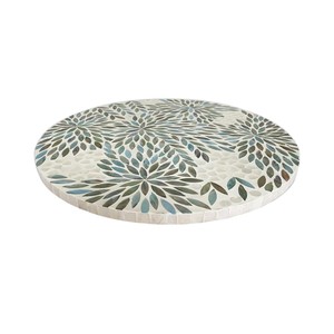 Plateau tournant en nacre de Capiz - Product Image 2
