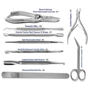 Meilleur fournisseur fabriquant au Pakistan, qualité supérieure, nouveaux ensembles d'instruments de podologie tendance, durables et personnalisables pour les soins personnels. - Product Image 1