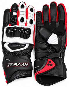 Guantes de Motociclismo Deportivos de Alta Resistencia, Protección Completa para las Manos en Cuero, Palma Reforzada con Armadura en los Nudillos, Equipo de Carreras de Motocicleta OEM - Product Image 1